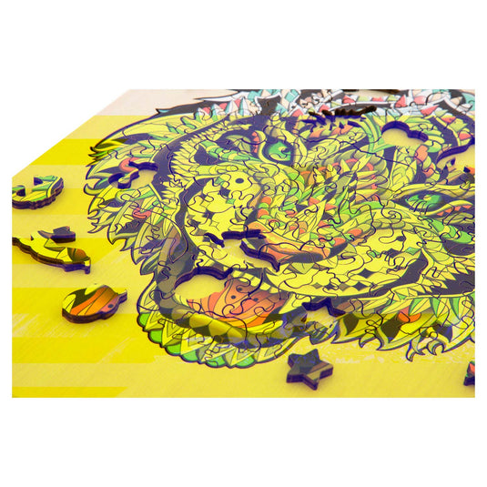 Creative craft group unieke houten puzzel tijger, 130st.