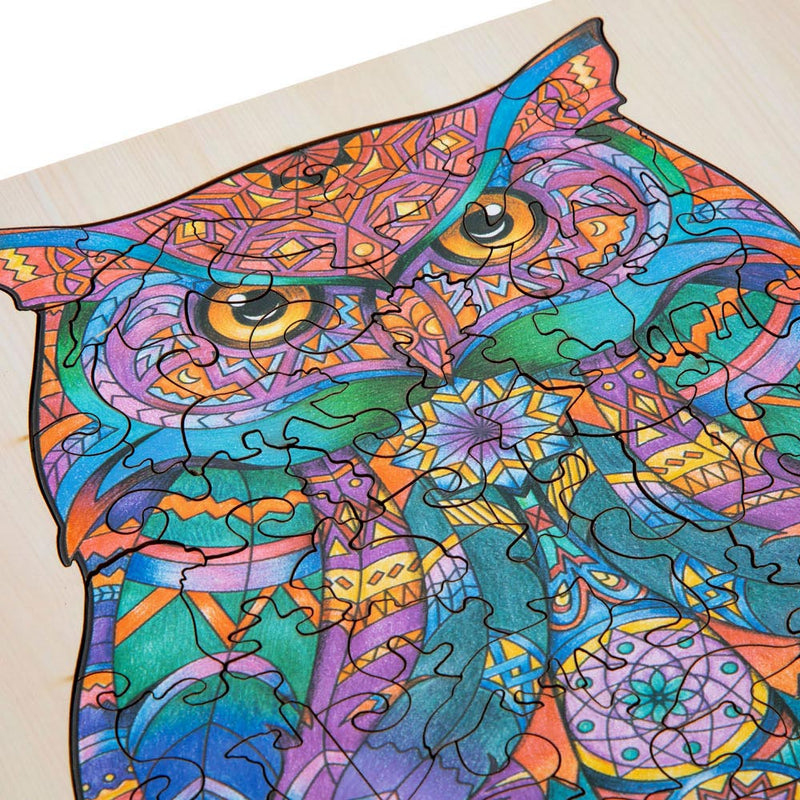 Load image into Gallery viewer, Creative Craft Group Unieke Houten Puzzel Uil, 130st.
