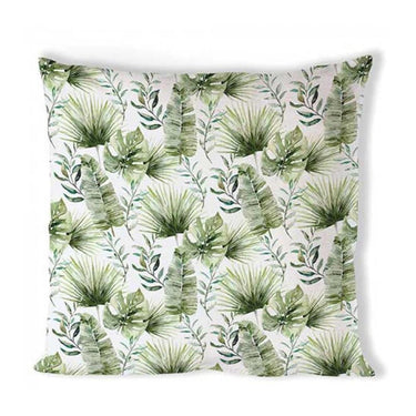 Ambiente kussenhoes 40x40cm jungle leaves white