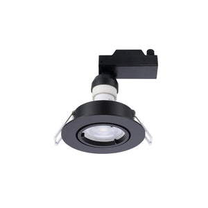Sylvania 1067280 - sylspot kit rond zwart 3-pack 345lm 3000k richtb. ip20 | 1 stuks