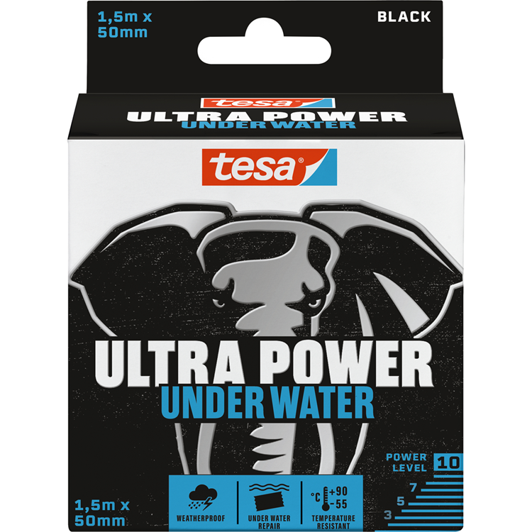 Afbeelding laden in galerijviewer, Tesa ® ultra power transparante reparatietape voor onder water 1.50 x 50 mm
