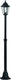 Eglo navedo sokkellamp - staande lamp - buiten - e27 - 200 cm - zwart
