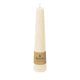 Spaas ribbed kaars obelisk 25 uur - ivory | 6 stuks