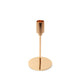 Spaas diner kaars houder klein - gold | 3 stuks