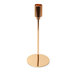 Spaas diner kaars houder groot - gold | 3 stuks