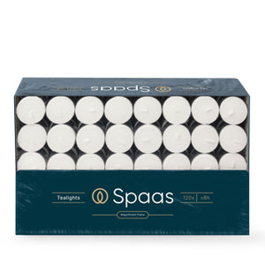 Spaas theelichten 6 uur 120 stuks