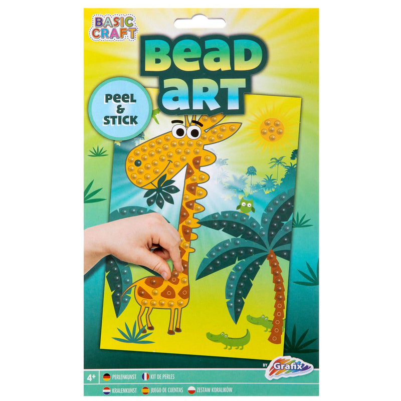Load image into Gallery viewer, Grafix Knutselset Bead Art Giraffe
