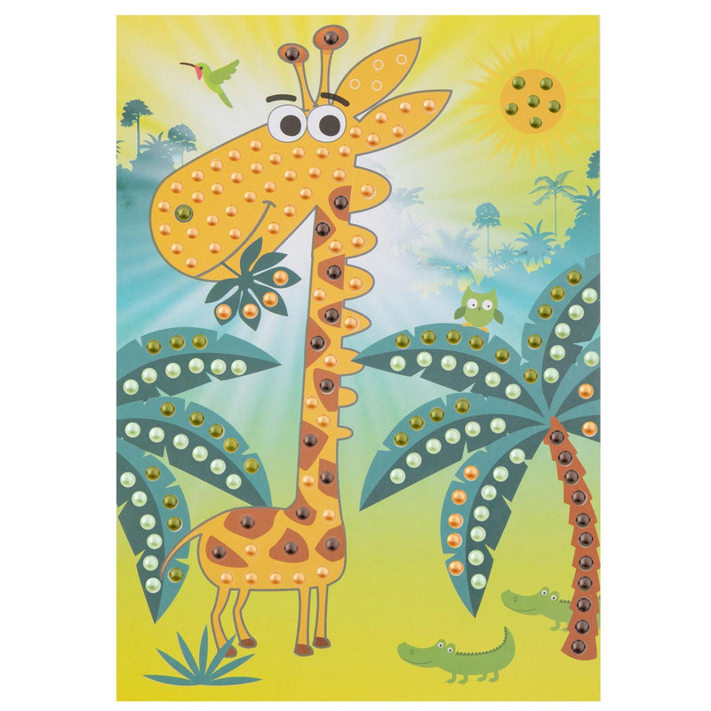 Load image into Gallery viewer, Grafix Knutselset Bead Art Giraffe

