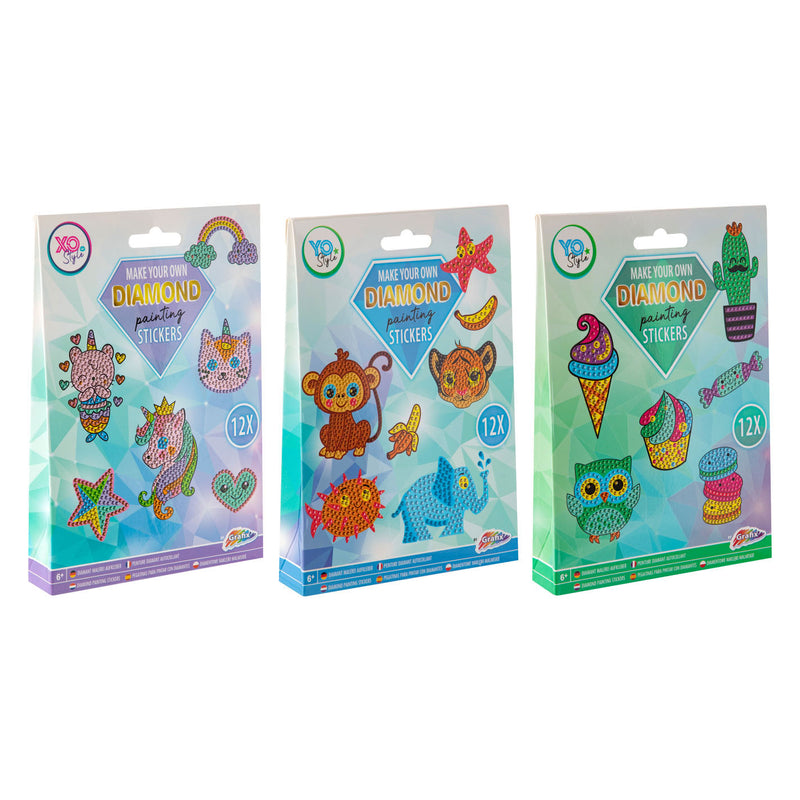 Load image into Gallery viewer, Creative craft group maak je eigen diamond painting stickers, 12dlg.
