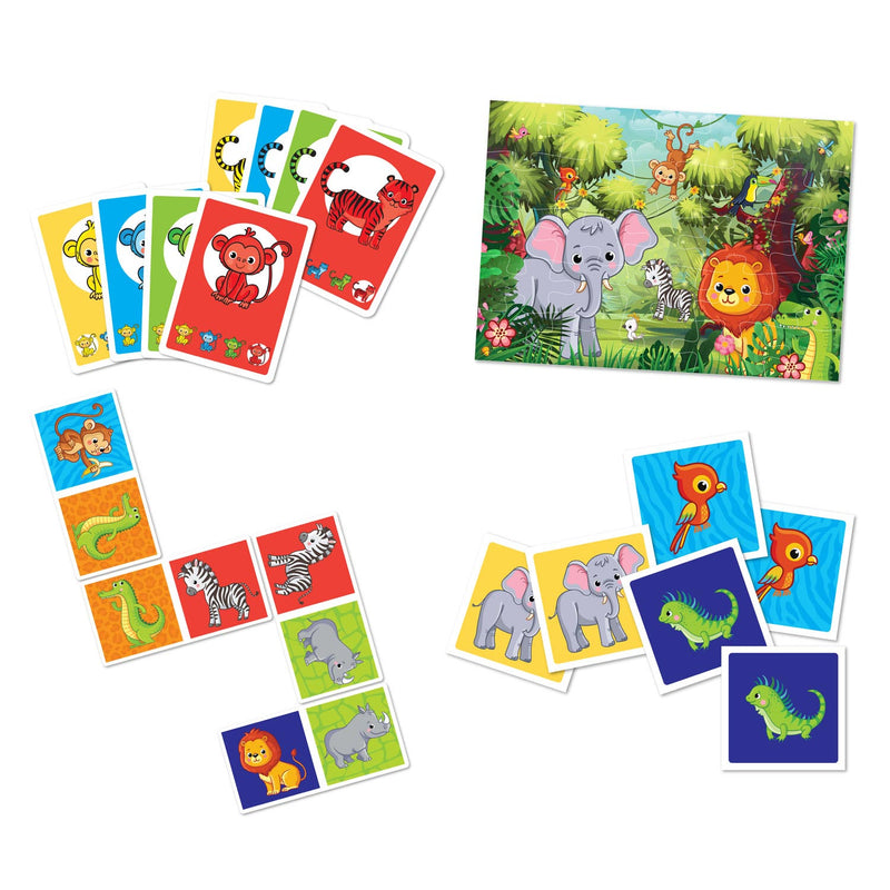 Load image into Gallery viewer, Grafix Spellendoos 4in1 Jungle
