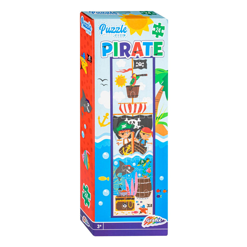 Load image into Gallery viewer, Grafix Toren Puzzel Piraat, 47x12cm
