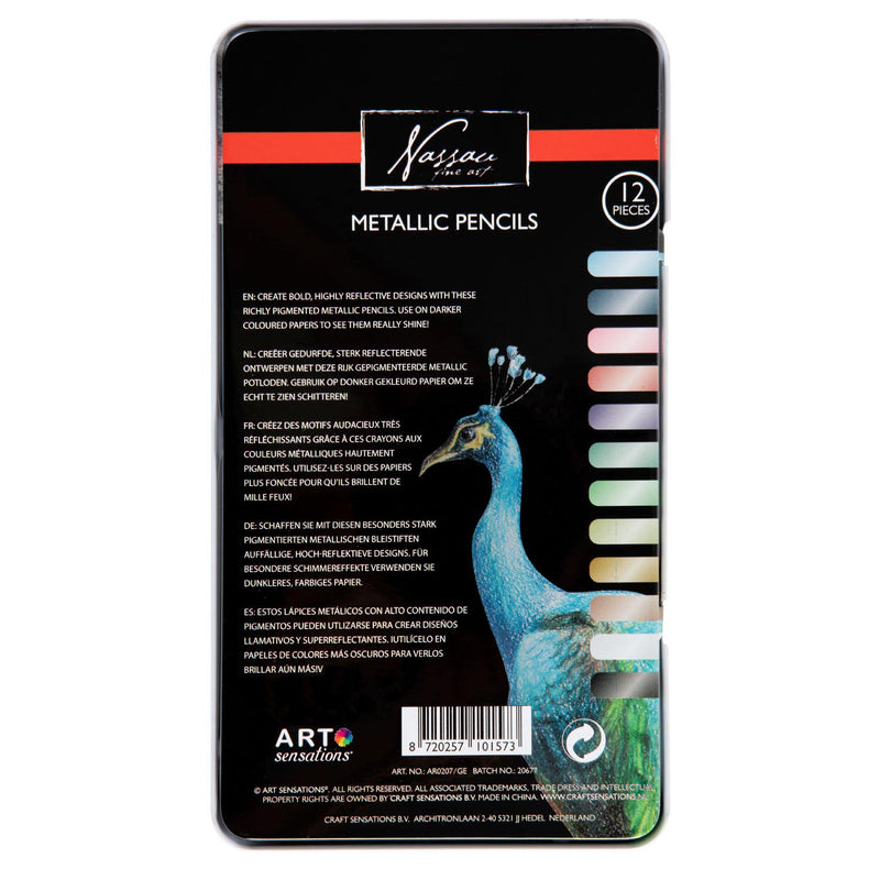 Load image into Gallery viewer, Nassau fine art nassau kleurpotloden metallic, 12st.
