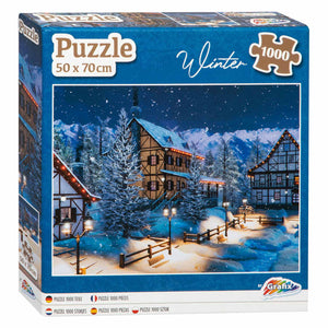 Creative Craft Group Winter Puzzel Village, 1000st.