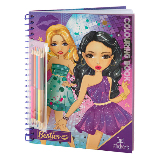 Creative craft group besties kleurboek stickers