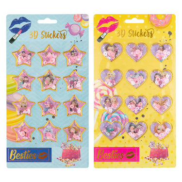 Besties 3d stickervel