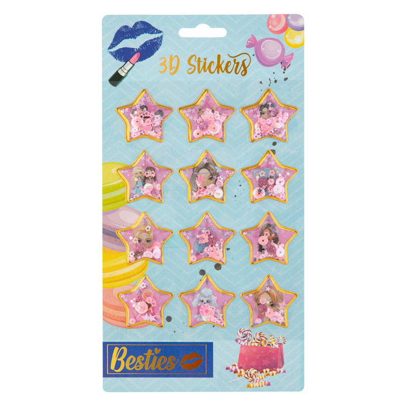 Load image into Gallery viewer, Besties 3d stickervel
