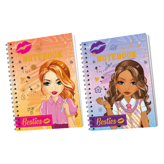Besties notitieboek a6, 60 gelinieerde vellen
