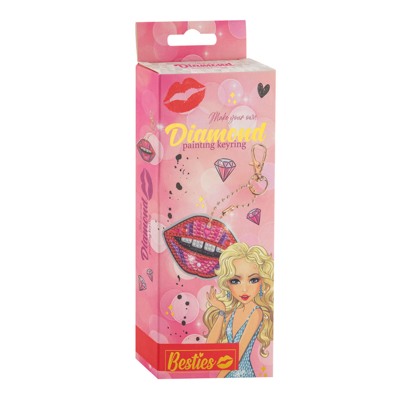 Load image into Gallery viewer, Besties diamond painting sleutelhanger maken
