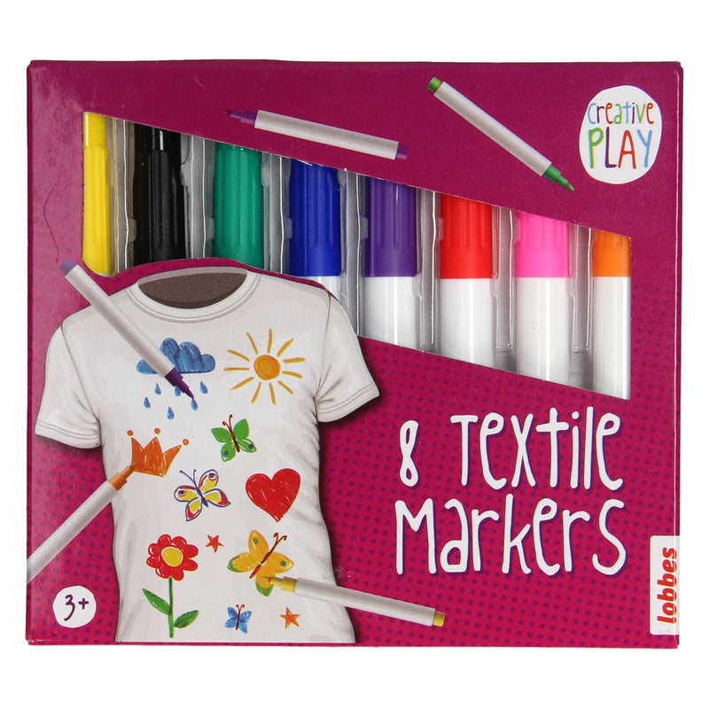Afbeelding laden in galerijviewer, Lobbes textielmarkers, 8st.
