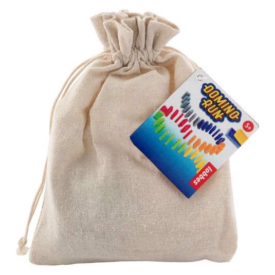 Grafix dominostenen in katoenen tasje