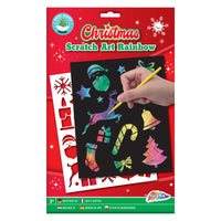 Grafix scratchkunst regenboog kerst
