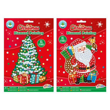 Grafix diamond painting kerst a5