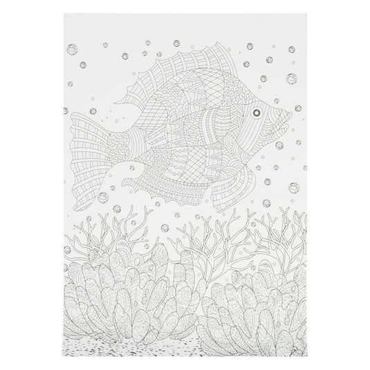 Creative craft group kleuren op nummer met 5 kleurpotloden