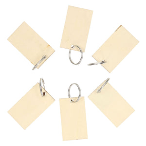 Lobbes houten sleutelhangers, 6st.