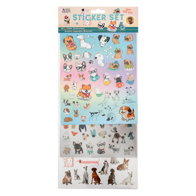 Load image into Gallery viewer, Creative craft group stickerset honden, 100st.
