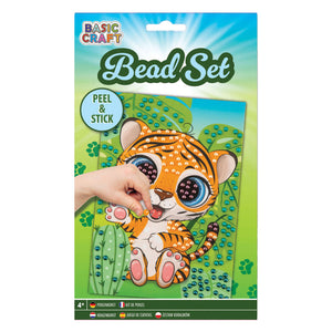 Creative craft group sticker kralenkunst - tijger