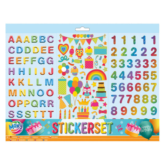 Creative craft group stickervellen - party
