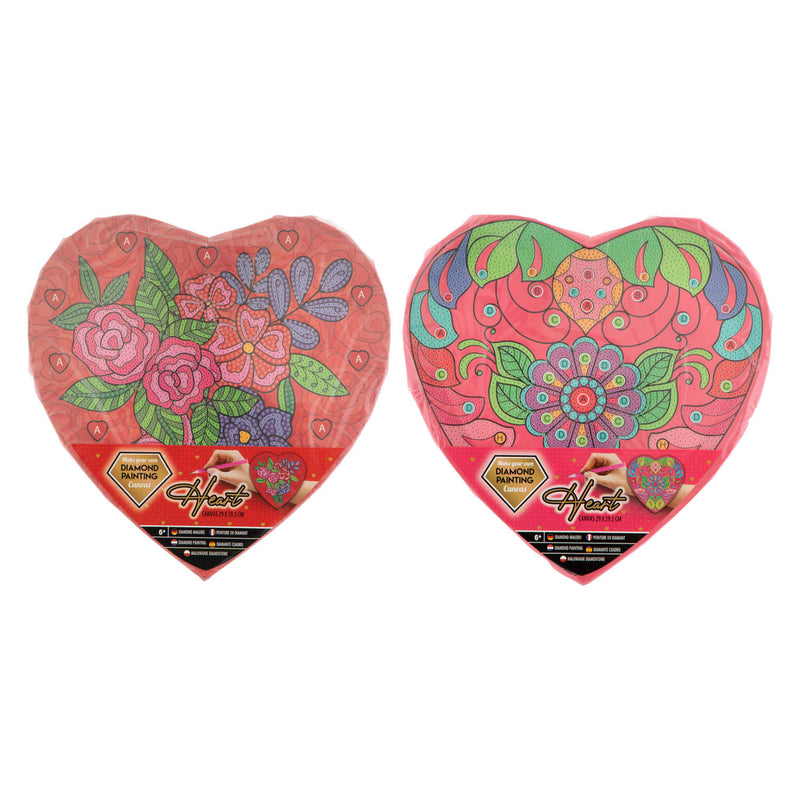 Load image into Gallery viewer, Creative craft group diamond painting hart canvas
