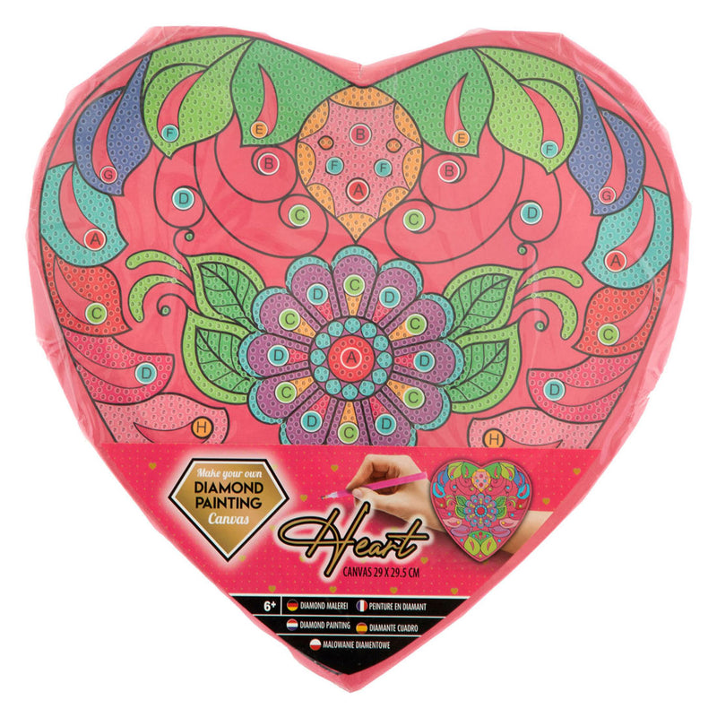 Cargue la imagen en el visor de la galería, Creative craft group diamond painting hart canvas
