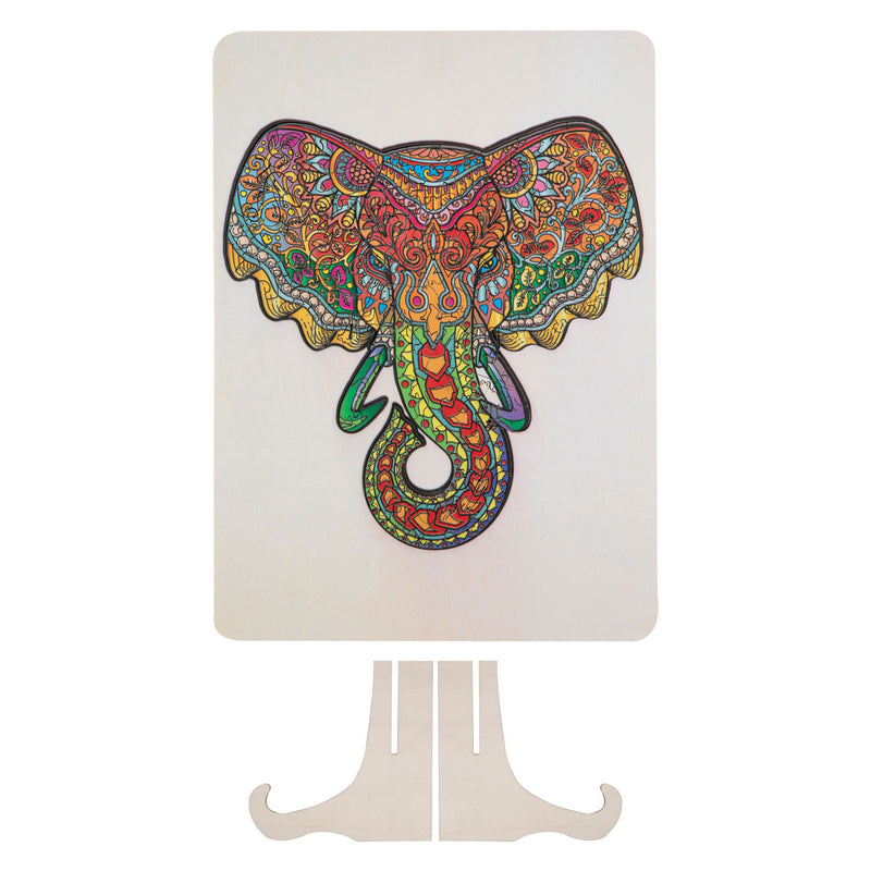 Load image into Gallery viewer, Creative craft group houten legpuzzel olifant, 132st.
