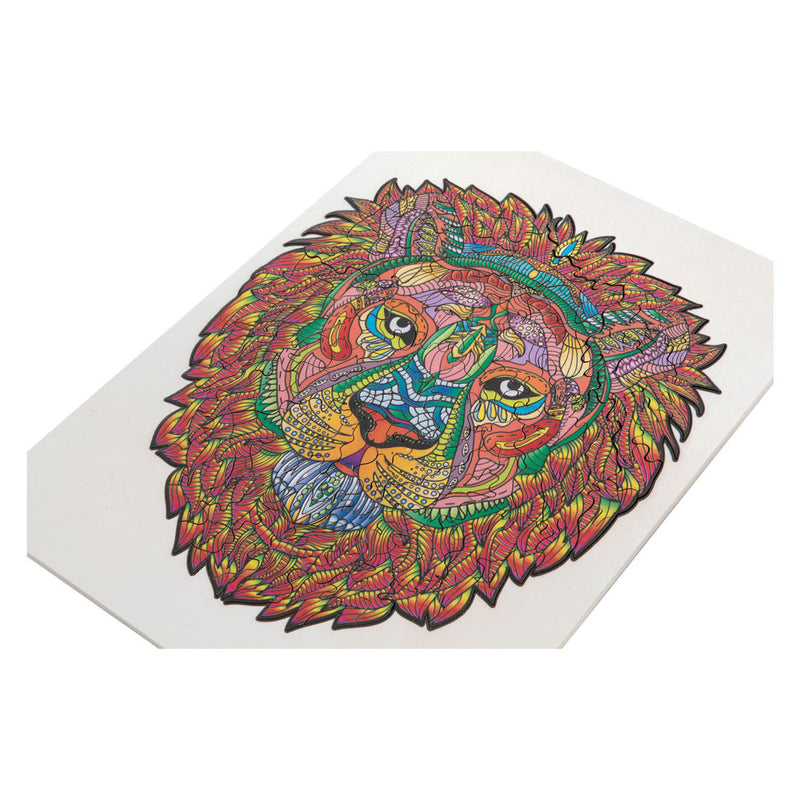 Load image into Gallery viewer, Moxy houten puzzel leeuw 140 stukjes
