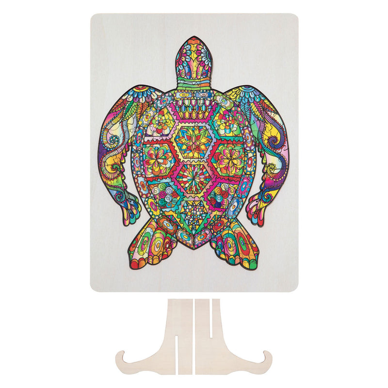 Afbeelding laden in galerijviewer, Creative craft group houten legpuzzel schildpad, 130st.
