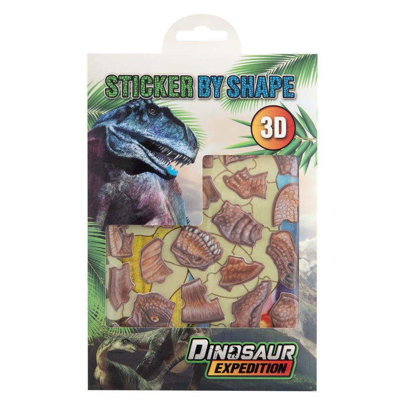 Load image into Gallery viewer, Creative craft group dino stickeren op vorm
