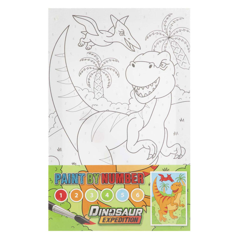 Load image into Gallery viewer, Creative craft group dino schilderen op nummer verfset
