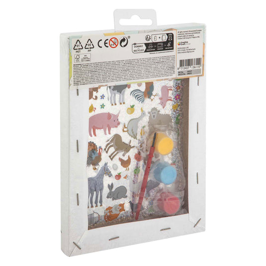 Grafix schilder je eigen canvas 20x15cm