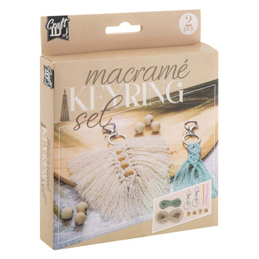 Creative craft group macrame sleutelhangers, 2st.