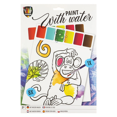 Creative craft group schilderen met water thema, 9dlg.