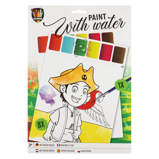 Creative craft group schilderen met water thema, 9dlg.
