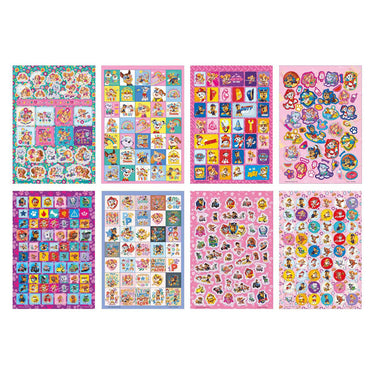 Moxy paw patrol glitter stickerboek - a5 formaat 8 vel