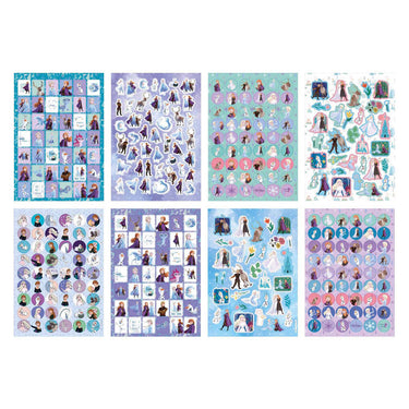 Moxy frozen glitter stickerboek - a5 formaat 8 vel