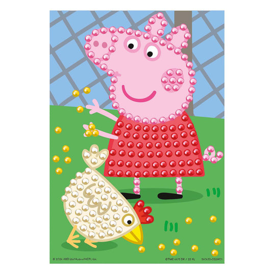 Creative craft group moxy peppa bead art - a5 formaat