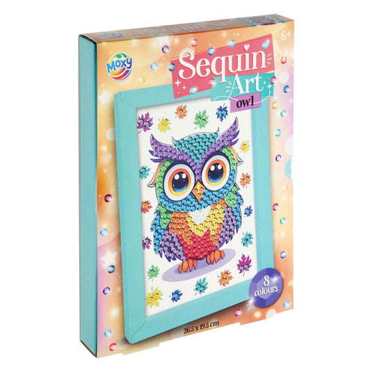 Creative craft group maak je eigen dier pailletten kunst knutselset,8 kleuren