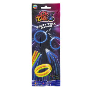 Creative craft group glow in the dark sticks party pack, 30dlg.