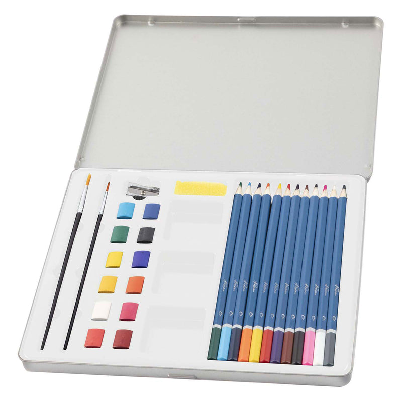 Load image into Gallery viewer, Creative craft group aquarel verfset in tinnen box, 28dlg
