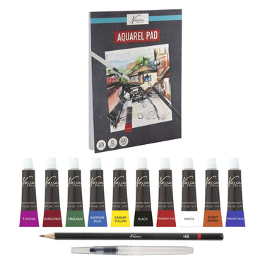 Creative craft group aquarel verf box, 13dlg.