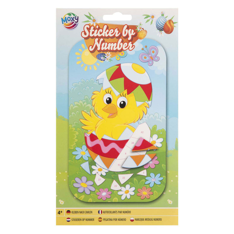 Load image into Gallery viewer, Creative craft group stickeren op nummer pasen
